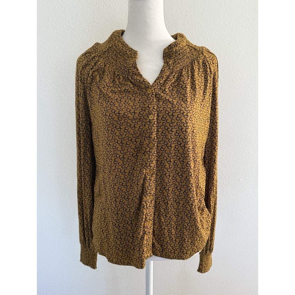 Women's Boden Alba Jersey Mustard Color 4 EUC